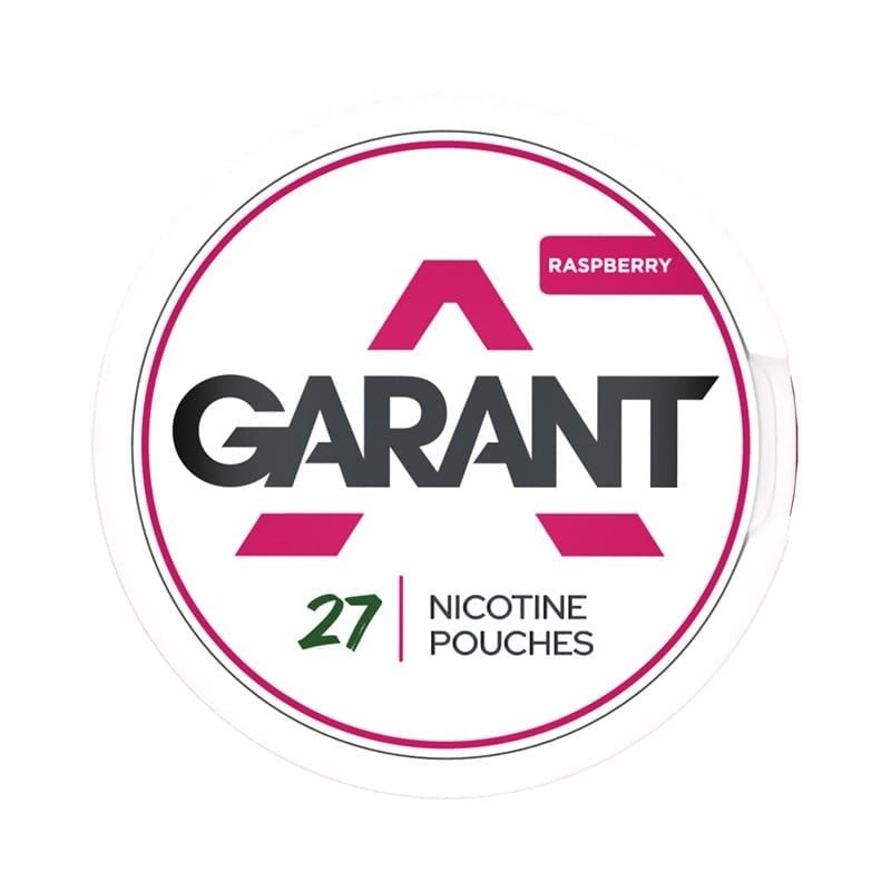 GARANT Raspberry Medium | Nicotinezakje nicotine pouches at Pouchhut NZ