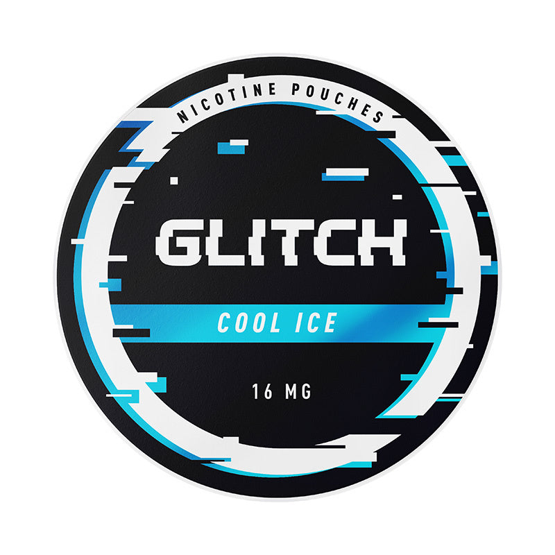 GLITCH Cool Ice nicotine pouches at Pouchhut NZ