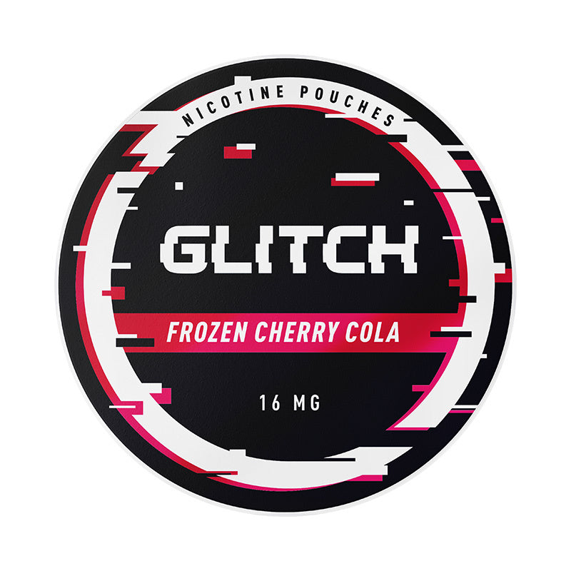 GLITCH Frozen Cherry Cola nicotine pouches at Pouchhut NZ
