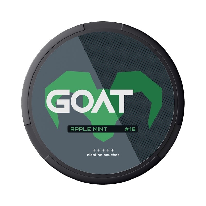 GOAT Apple Mint Strong Nicotine Zakjes nicotine pouches at Pouchhut NZ