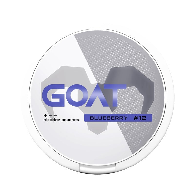 GOAT Blueberry Medium nicotine pouches at Pouchhut NZ