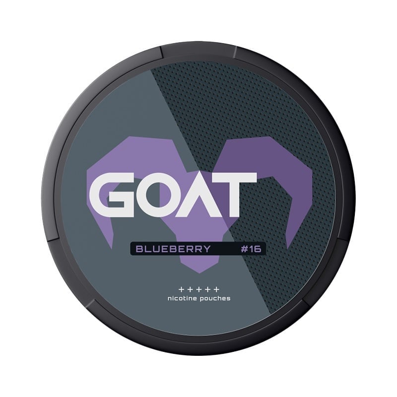 GOAT Blueberry Strong nicotine pouches at Pouchhut NZ