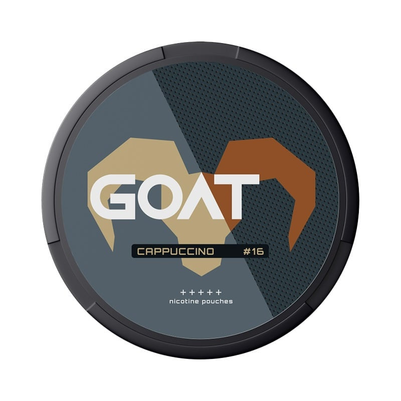 GOAT Cappuccino Strong Nicotine Zakjes nicotine pouches at Pouchhut NZ
