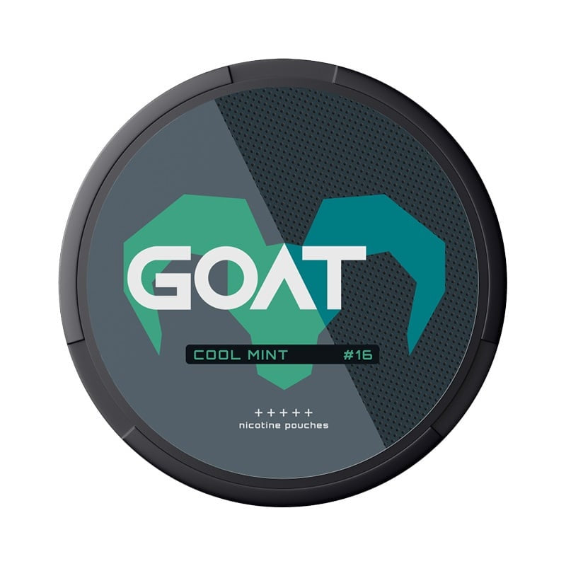 GOAT Cool Mint Strong nicotine pouches at Pouchhut NZ