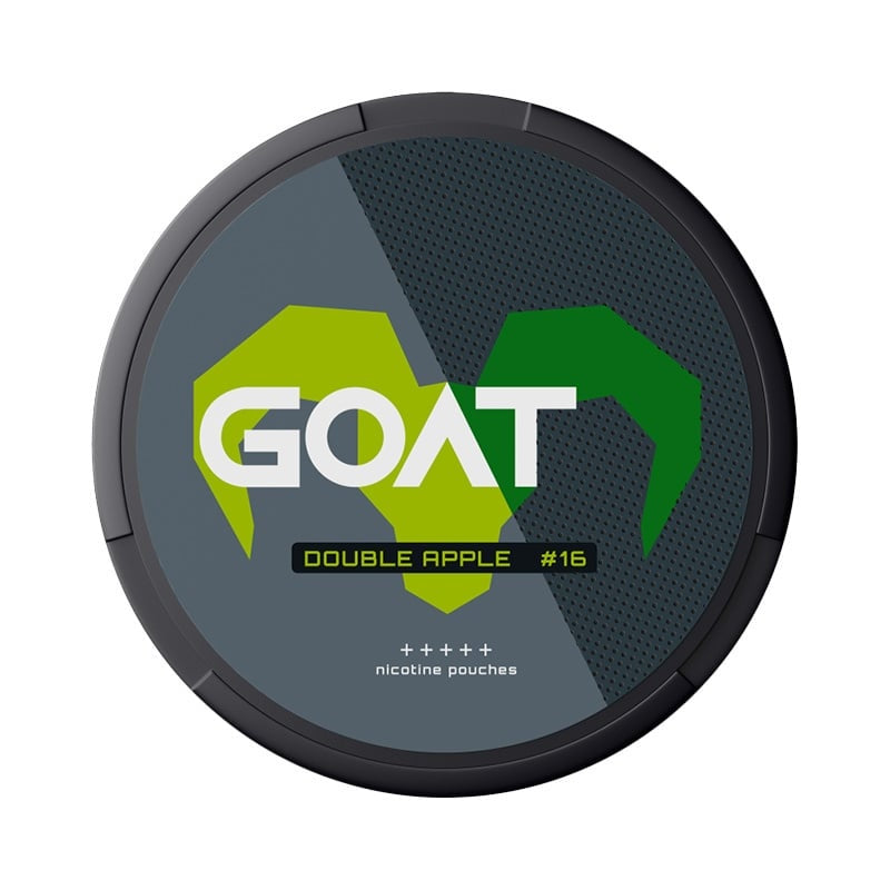 GOAT Double Apple Strong Nicotine Zakjes nicotine pouches at Pouchhut NZ