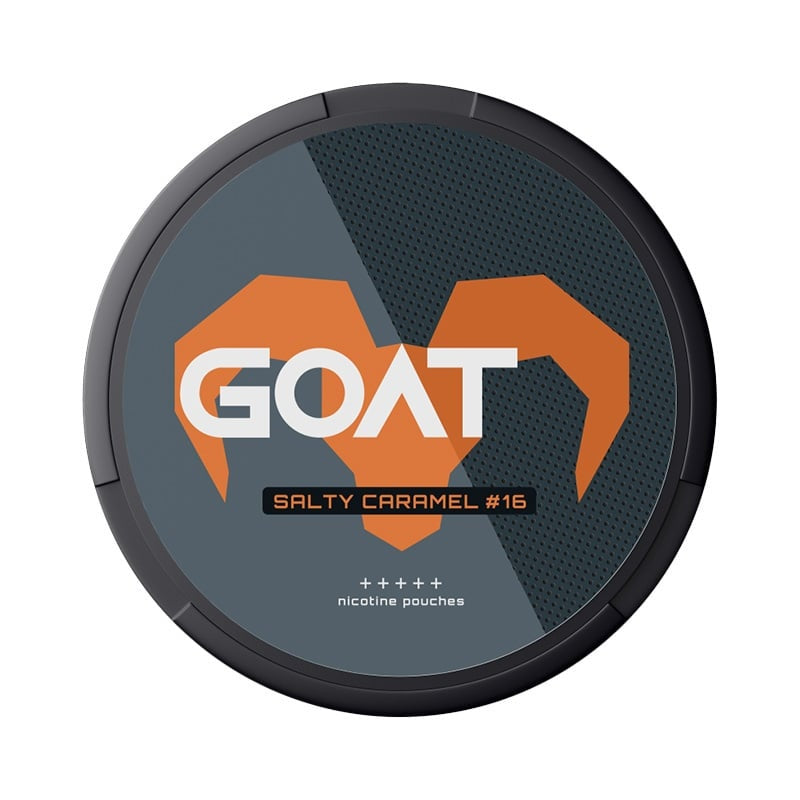 GOAT Salty Caramel Strong Nicotine Zakjes nicotine pouches at Pouchhut NZ