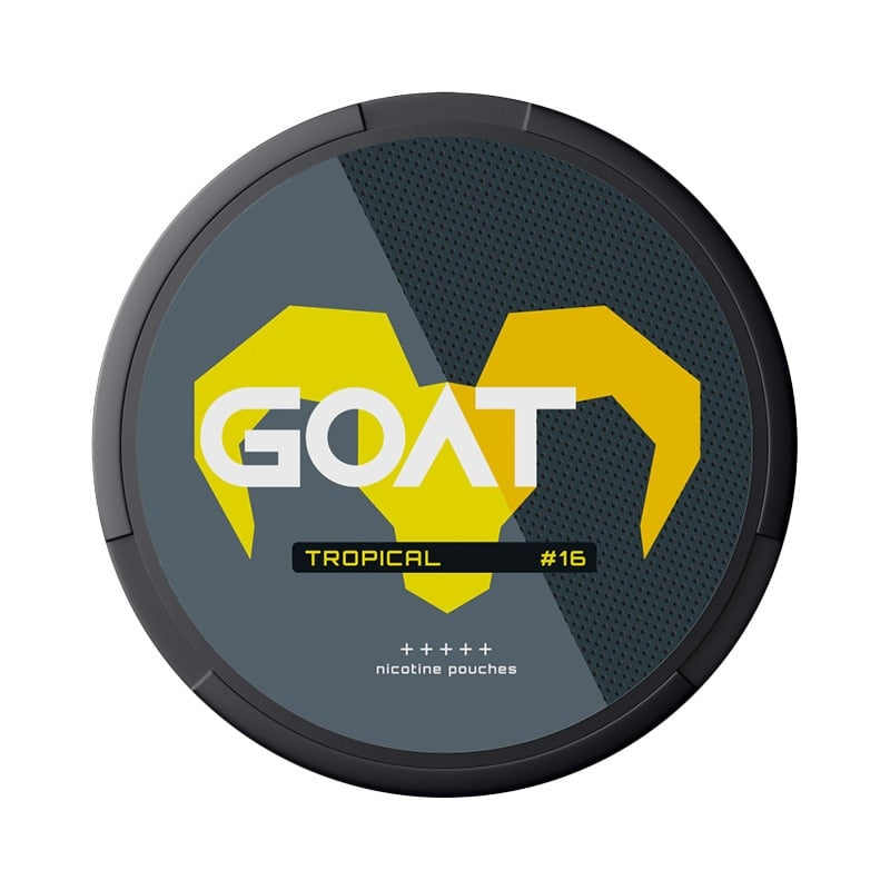 GOAT Tropical Strong nicotine pouches at Pouchhut NZ