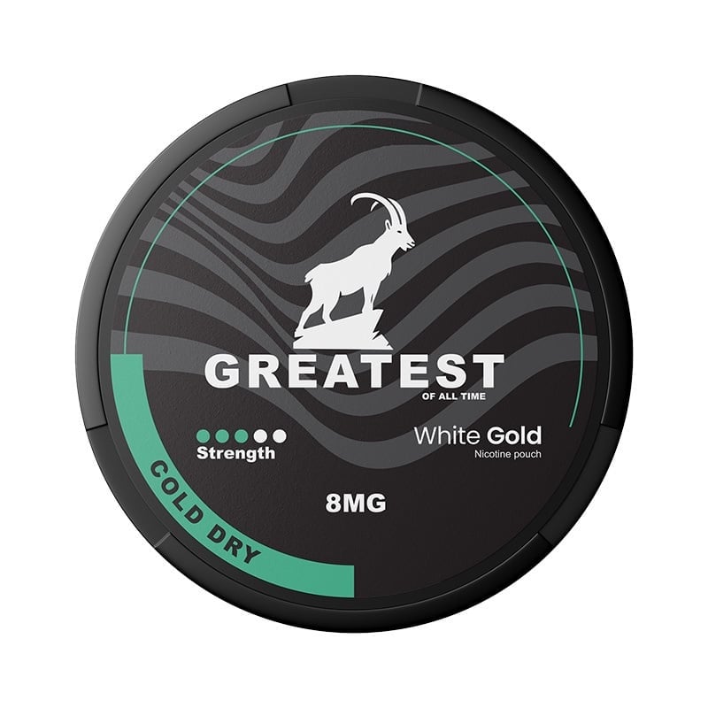 Greatest Cold Dry 8 nicotine pouches at Pouchhut NZ