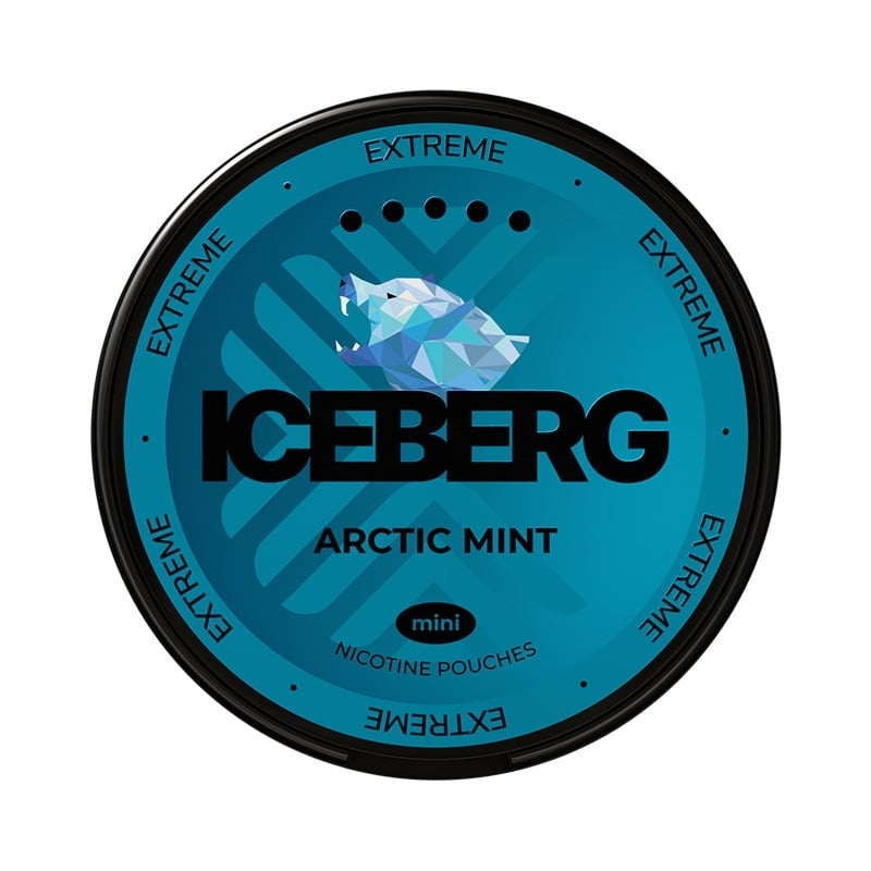 ICEBERG Arctic Mint Mini Extreme nicotine pouches at Pouchhut NZ
