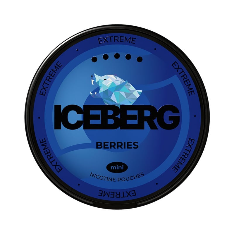 ICEBERG Berries Mini Extreme nicotine pouches at Pouchhut NZ