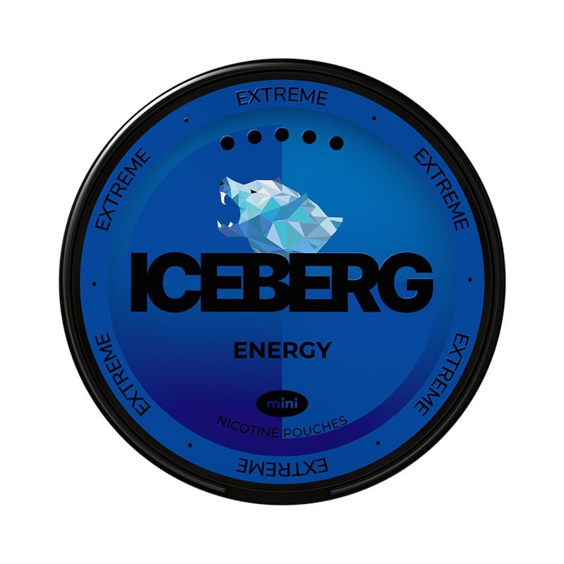 ICEBERG Energy Mini Extreme nicotine pouches at Pouchhut NZ
