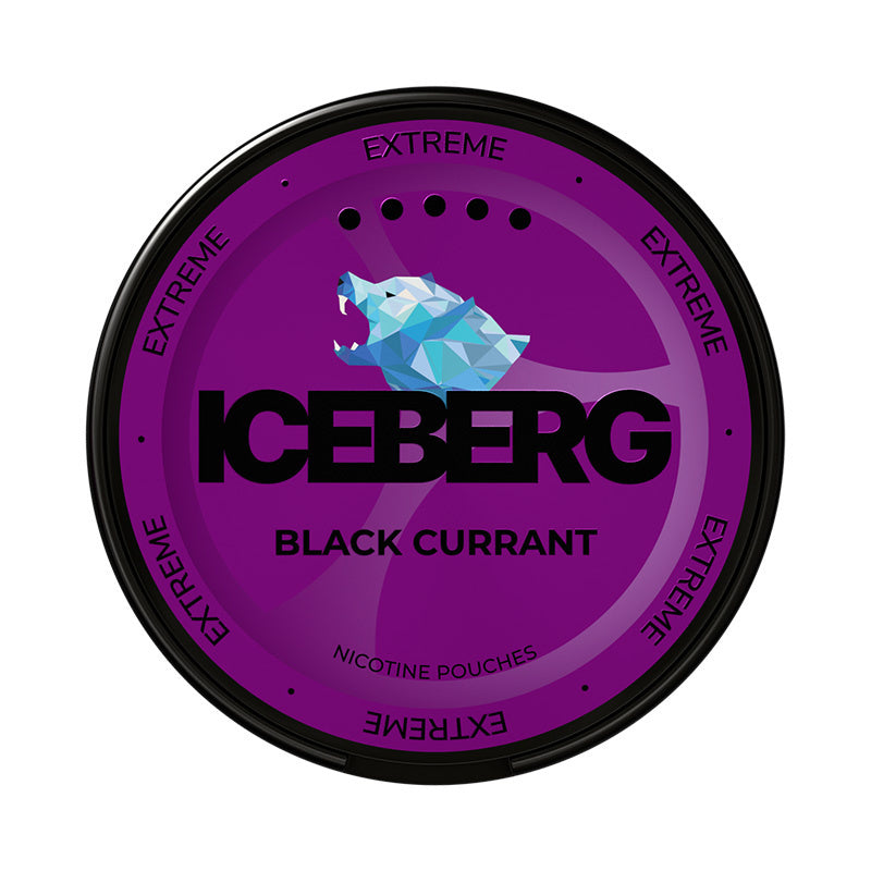 ICEBERG Extreme Black Currant nicotine pouches at Pouchhut NZ