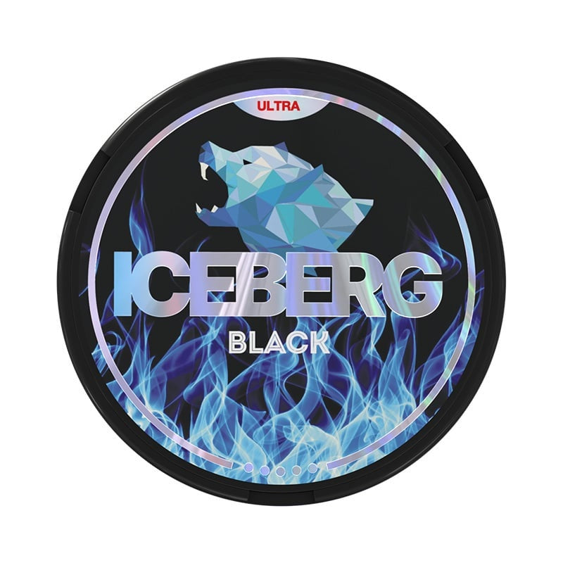 ICEBERG Extreme Black nicotine pouches at Pouchhut NZ