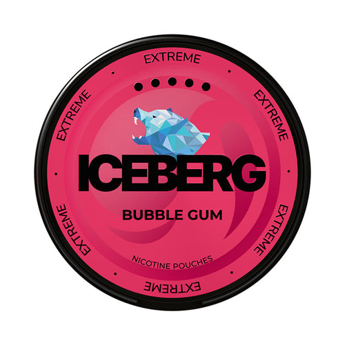 ICEBERG Extreme Bubble Gum nicotine pouches at Pouchhut NZ