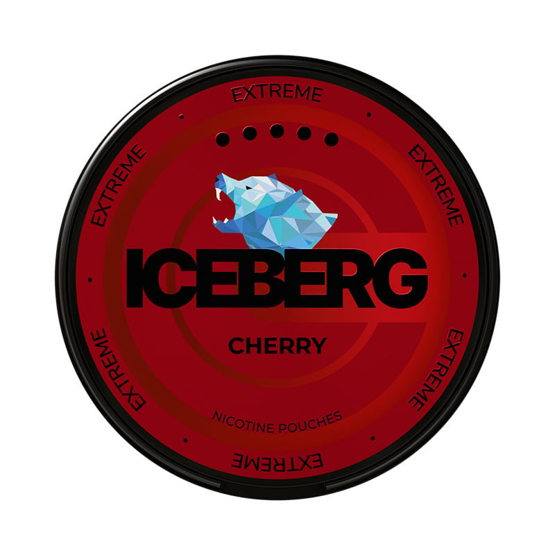 ICEBERG Extreme Cherry nicotine pouches at Pouchhut NZ