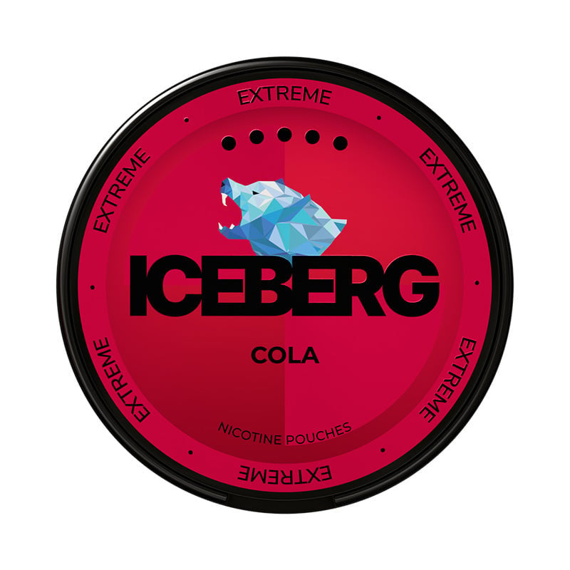 ICEBERG Extreme Cola nicotine pouches at Pouchhut NZ