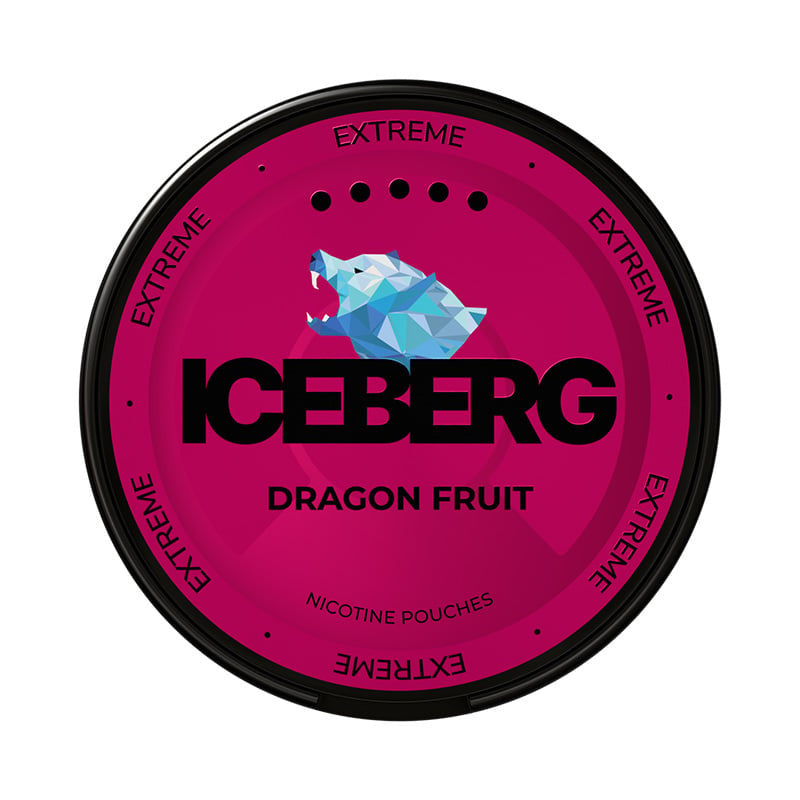 ICEBERG Extreme Dragon Fruit nicotine pouches at Pouchhut NZ