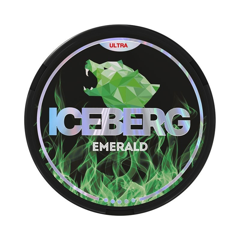 ICEBERG Extreme Emerald nicotine pouches at Pouchhut NZ