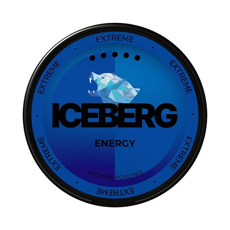 ICEBERG Extreme Energy nicotine pouches at Pouchhut NZ