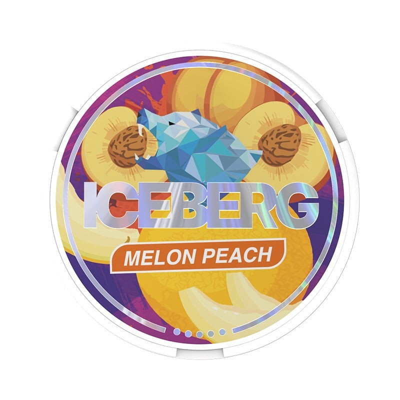 ICEBERG Extreme Melon Peach nicotine pouches at Pouchhut NZ