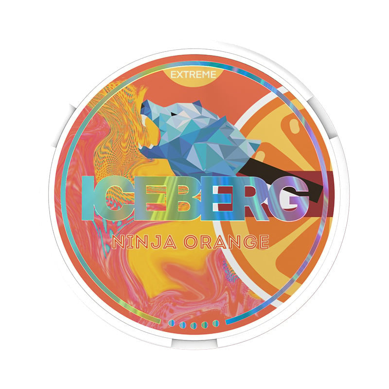 ICEBERG Extreme Ninja Orange nicotine pouches at Pouchhut NZ