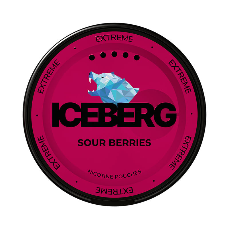 ICEBERG Extreme Sour Berries nicotine pouches at Pouchhut NZ