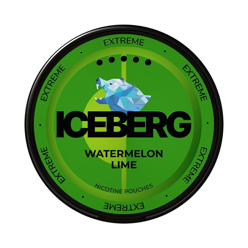 ICEBERG Extreme Watermelon Lime nicotine pouches at Pouchhut NZ