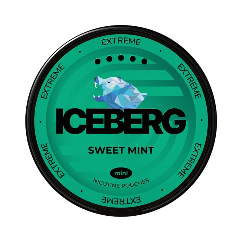 ICEBERG Sweet Mint Mini Extreme nicotine pouches at Pouchhut NZ