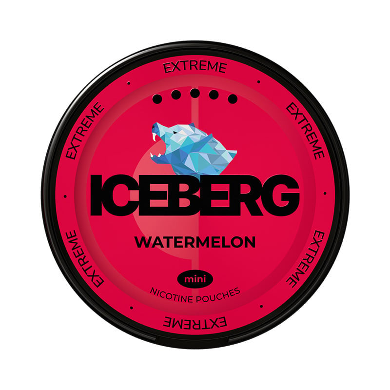 ICEBERG Watermelon Mini Extreme nicotine pouches at Pouchhut NZ