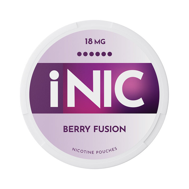 INIC Berry Fusion Extra Strong nicotine pouches at Pouchhut NZ