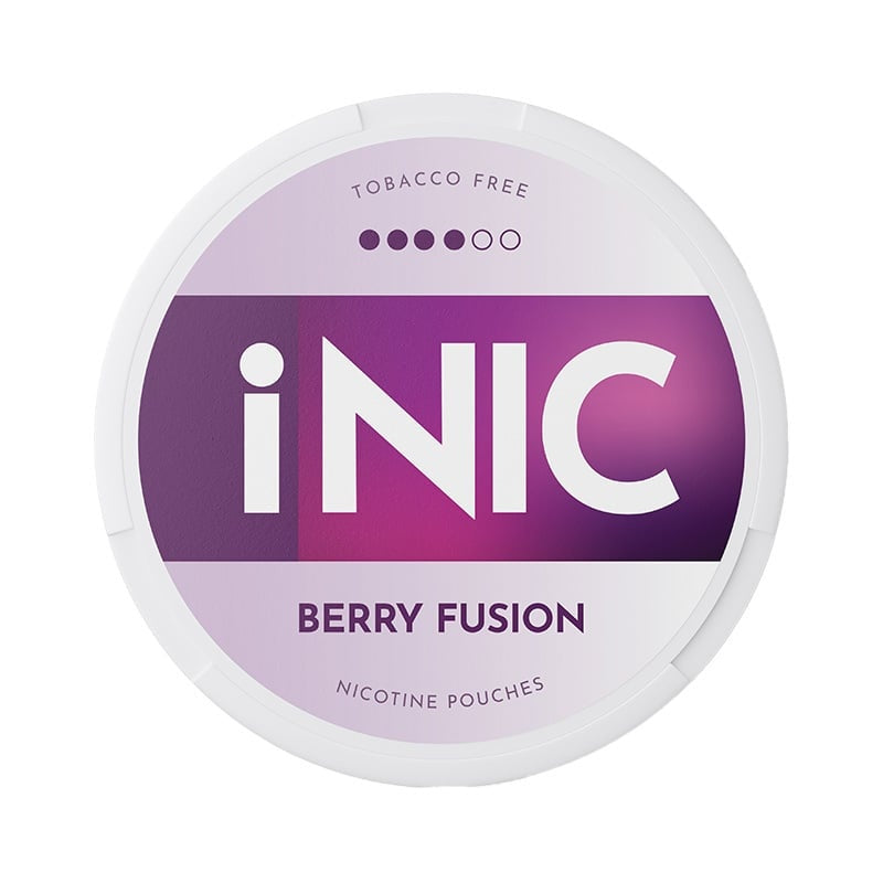 INIC Berry Fusion Strong nicotine pouches at Pouchhut NZ