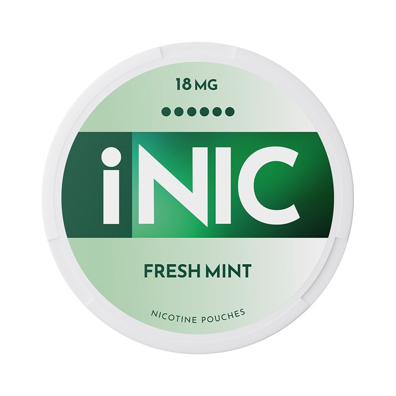 INIC Fresh Mint Extra Strong nicotine pouches at Pouchhut NZ