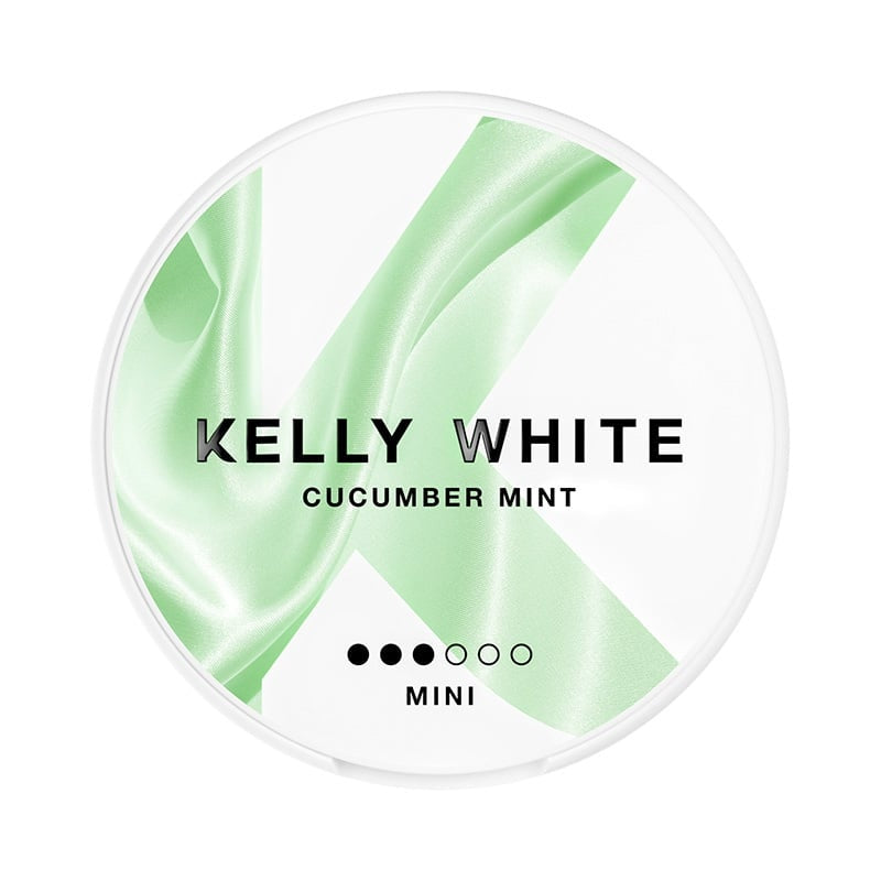 KELLY WHITE Cucumber Mint Mini nicotine pouches at Pouchhut NZ