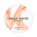 KELLY WHITE Sweet Peach Strong Mini nicotine pouches at Pouchhut NZ