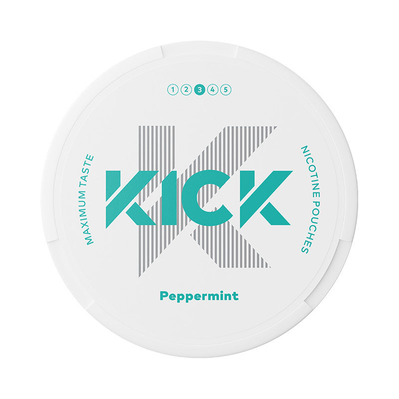 KICK Peppermint Medium nicotine pouches at Pouchhut NZ