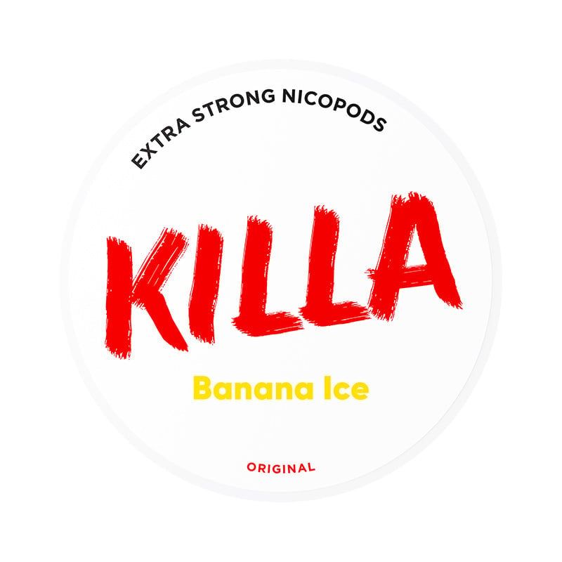 KILLA Banana Ice nicotine pouches at Pouchhut NZ
