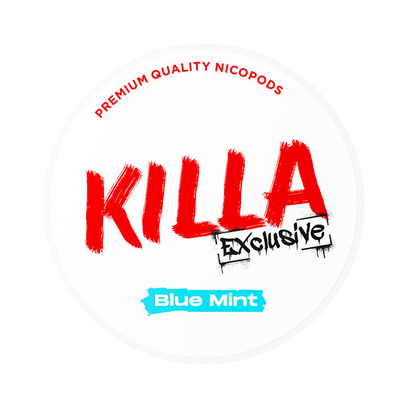 KILLA Exclusive Blue Mint nicotine pouches at Pouchhut NZ