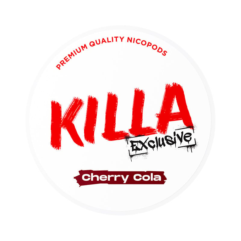 KILLA Exclusive Cherry Cola nicotine pouches at Pouchhut NZ
