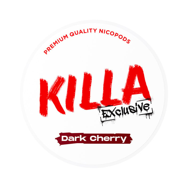 KILLA Exclusive Dark Cherry nicotine pouches at Pouchhut NZ