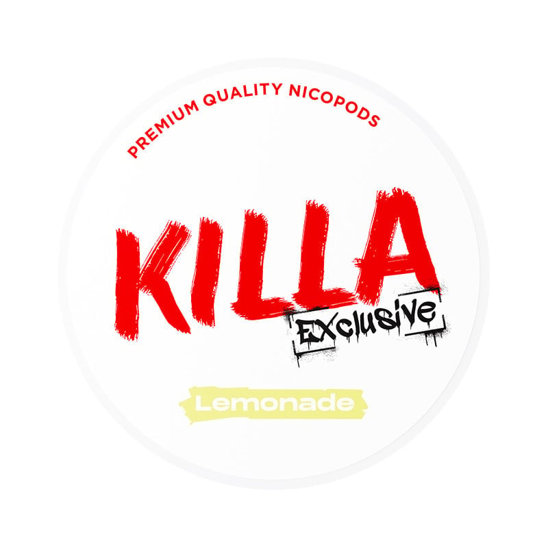 KILLA Exclusive Lemonade nicotine pouches at Pouchhut NZ