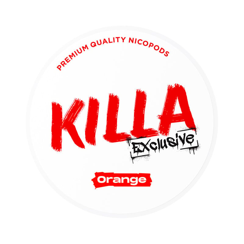 KILLA Exclusive Orange nicotine pouches at Pouchhut NZ