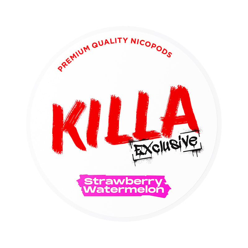 KILLA Exclusive Strawberry Watermelon nicotine pouches at Pouchhut NZ