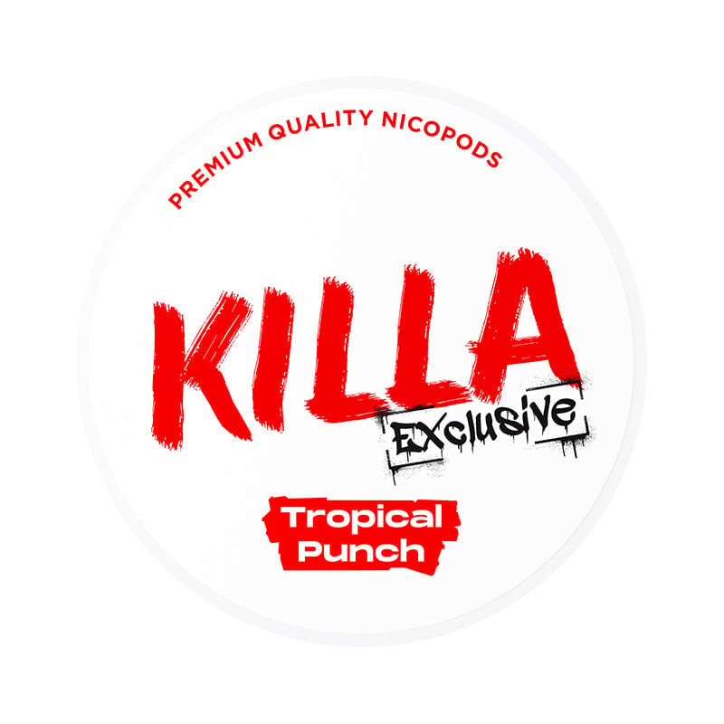 KILLA Exclusive Tropical Punch nicotine pouches at Pouchhut NZ