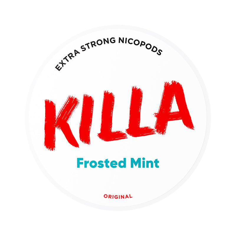KILLA Frosted Mint nicotine pouches at Pouchhut NZ