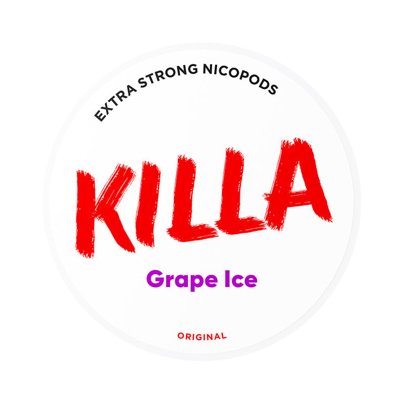 KILLA Grape Ice nicotine pouches at Pouchhut NZ