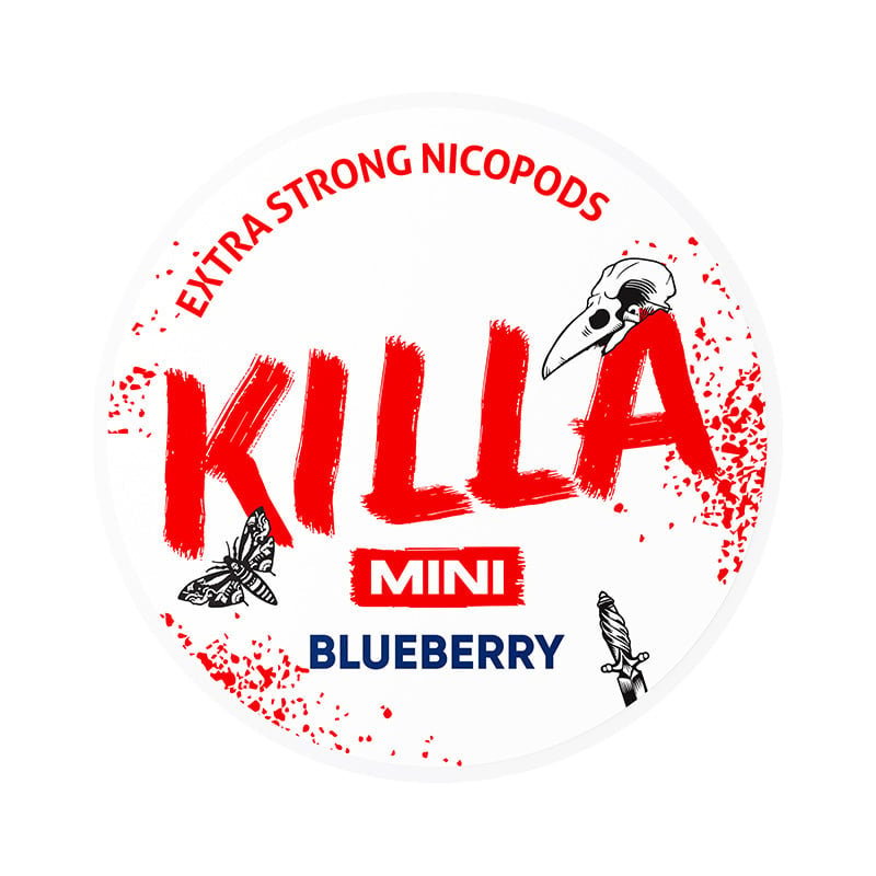 KILLA MINI Blueberry nicotine pouches at Pouchhut NZ