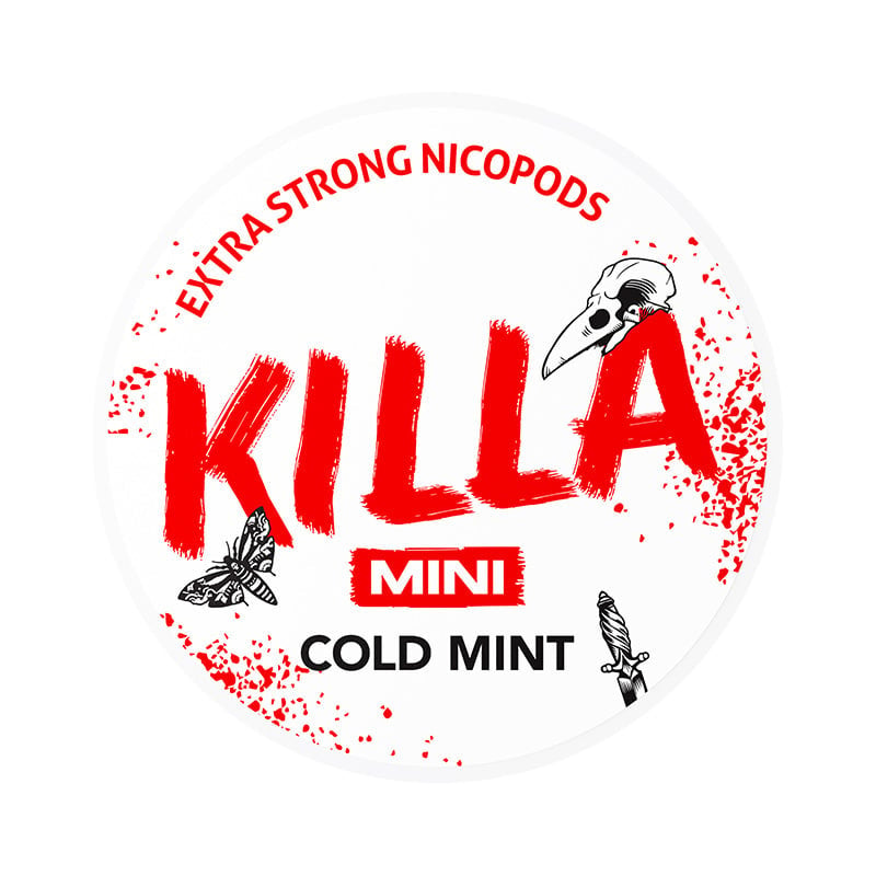 KILLA MINI Cold Mint nicotine pouches at Pouchhut NZ