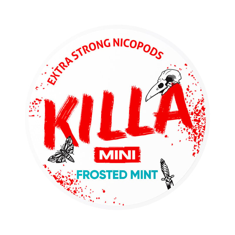 KILLA Mini Frosted Mint nicotine pouches at Pouchhut NZ
