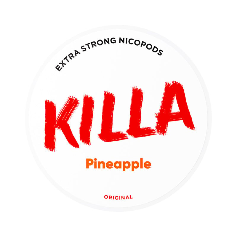 KILLA Pineapple nicotine pouches at Pouchhut NZ