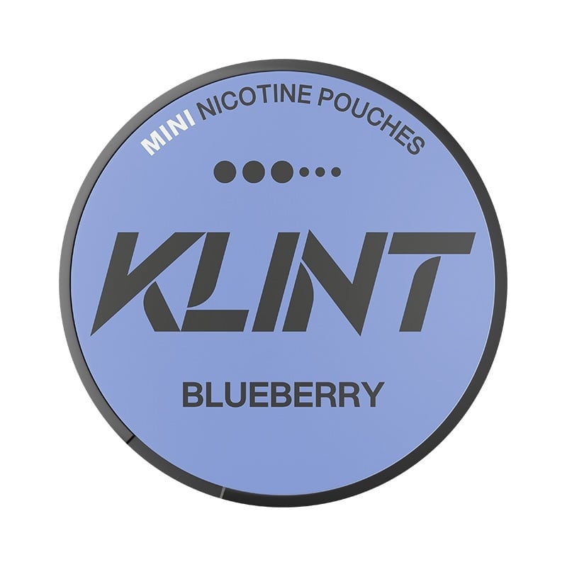 KLINT Blueberry Mini nicotine pouches at Pouchhut NZ